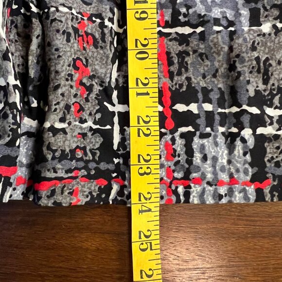 Vintage Artsy Midi Skirt Indie Prep Teacher Academic Plaid Cyber Goth Size XS - Picture 5 of 6